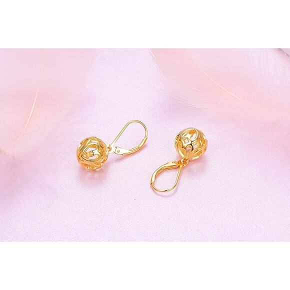 S925 Sterling Silver Heart Dangle Drop Stud Earrings for Women  Jewelry - Picture 3 of 4